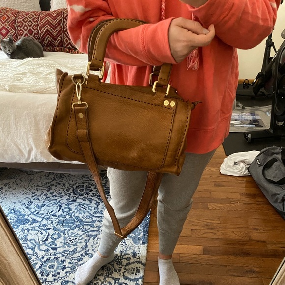 TED BAKER camel leather crossbody bag - Picture 7 of 8